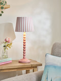 Blue Stripe Bobbin Millie Table Lamp