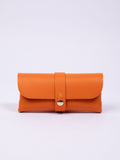LRM Goods orange leather glasses case, UK version