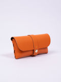 LRM Goods orange leather glasses case, UK version