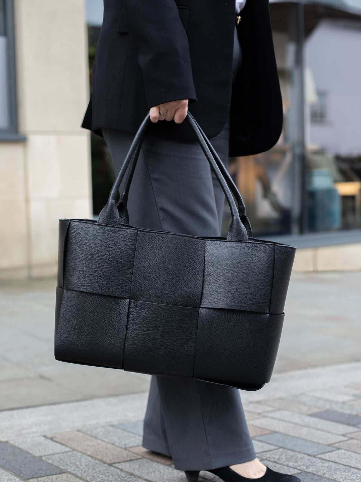 LRM Goods Lettie Black tote bag (British brand)