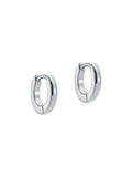 Ted Baker silver tone hoop earrings 0.9cm, imported from the UK