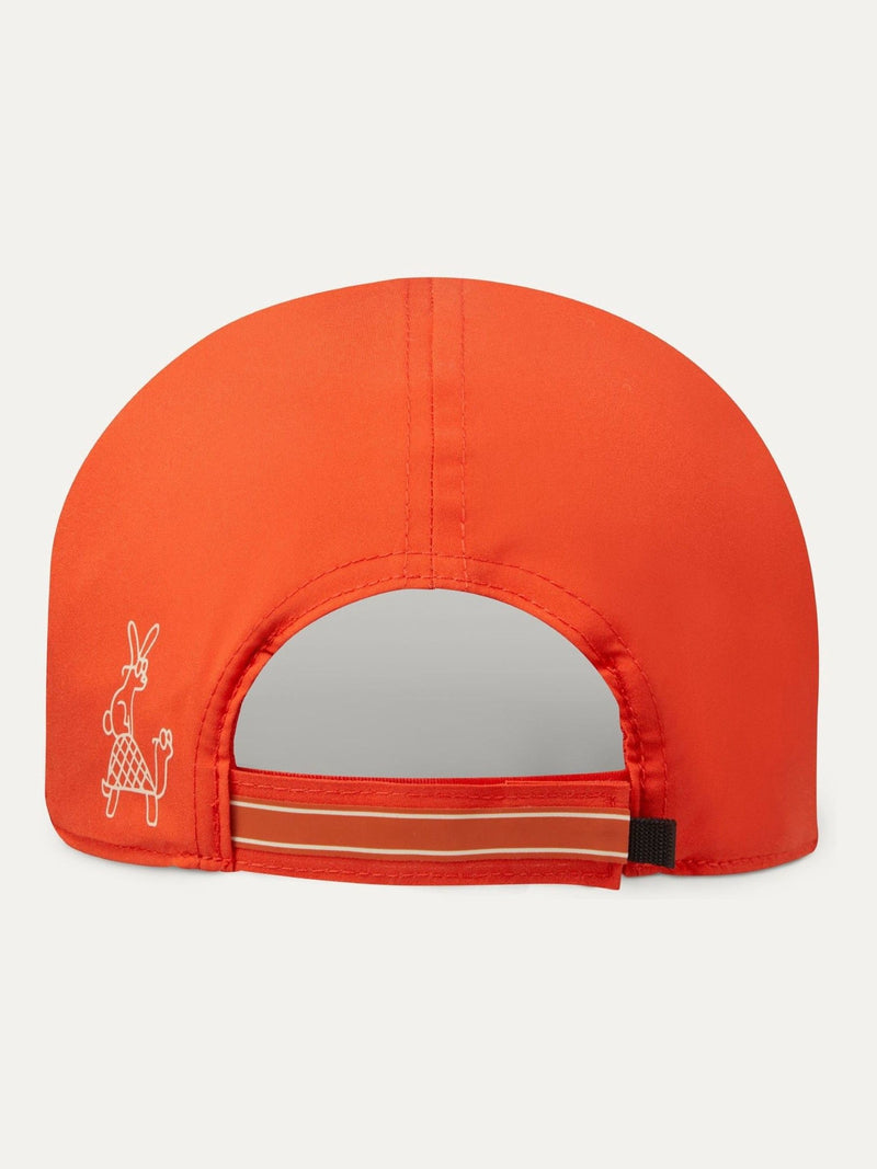 Sealskinz orange waterproof foldable running cap, UK version