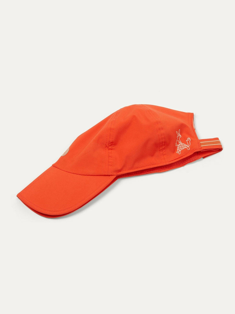 Sealskinz orange waterproof foldable running cap, UK version