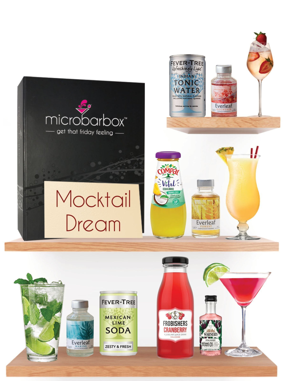 MicroBarBox Mocktail Dream Set in Premium Gift Box