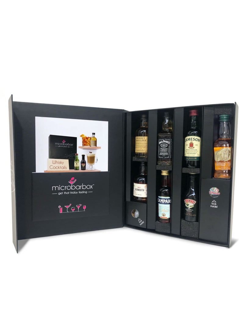 MicroBarBox Whiskycocktail Gavepakke, importert fra Storbritannia