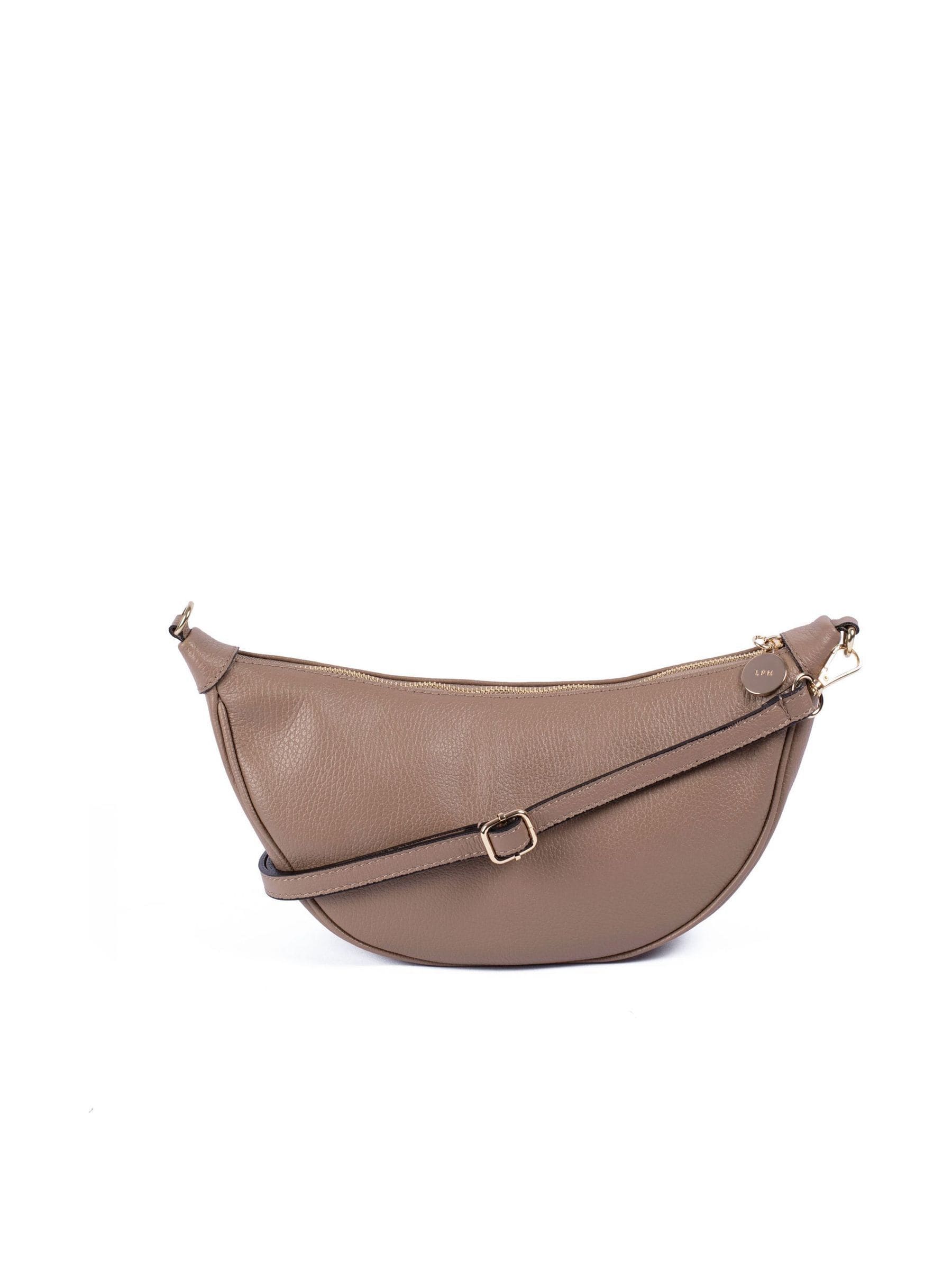 LRM Goods personalised leather Fleur hip bag - British product