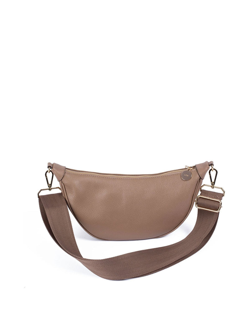 LRM Goods personalised leather Fleur hip bag - British product