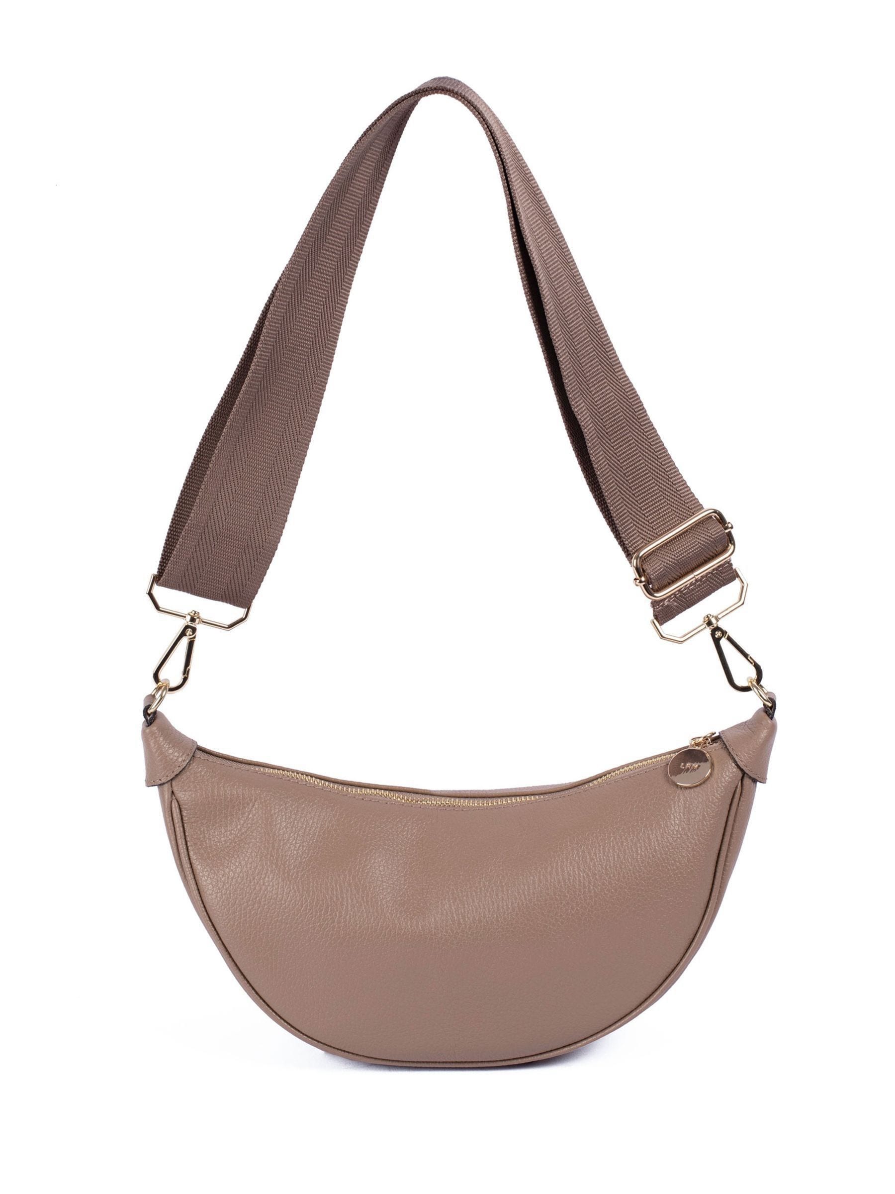 LRM Goods personalised leather Fleur hip bag - British product