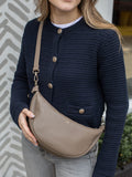 LRM Goods personalised leather Fleur hip bag - British product