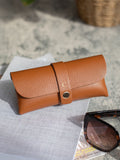 LRM Goods personalised leather glasses case (British brand)