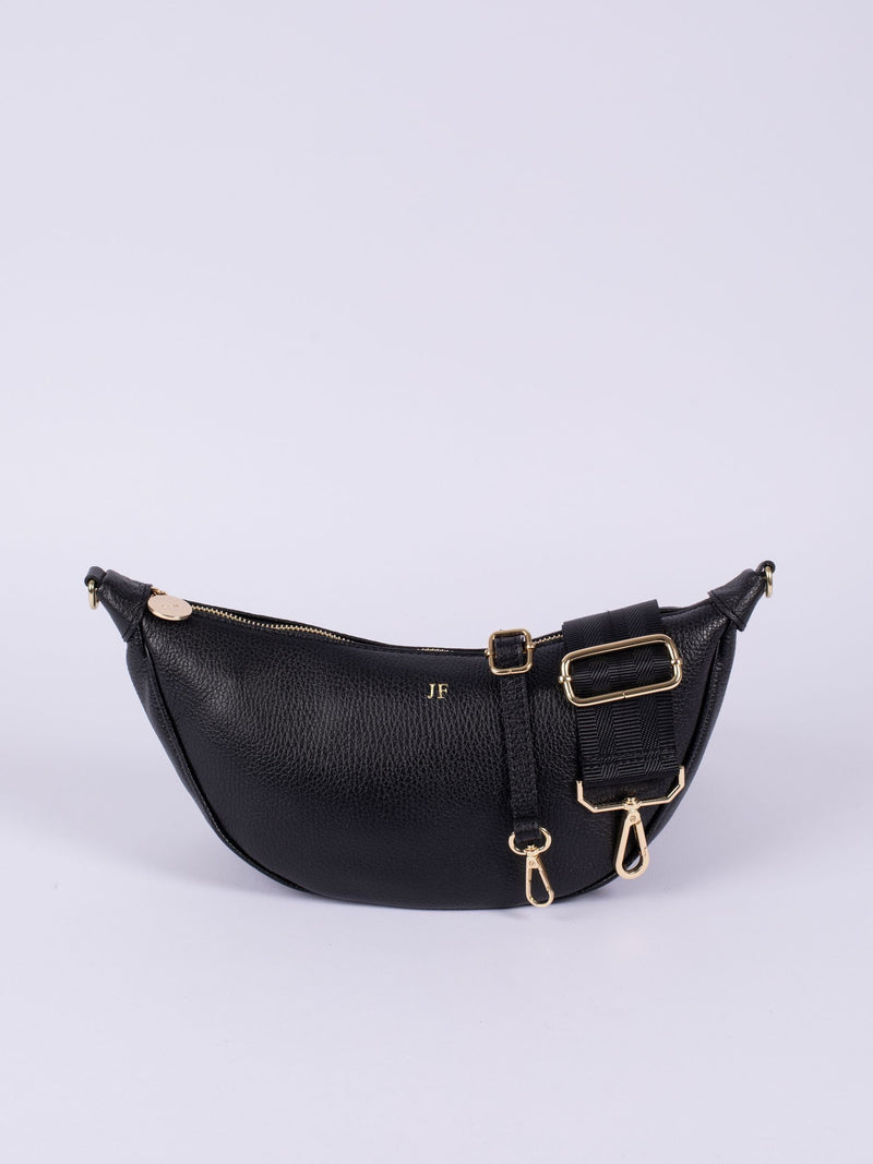 LRM Goods personalised leather Fleur hip bag - British product