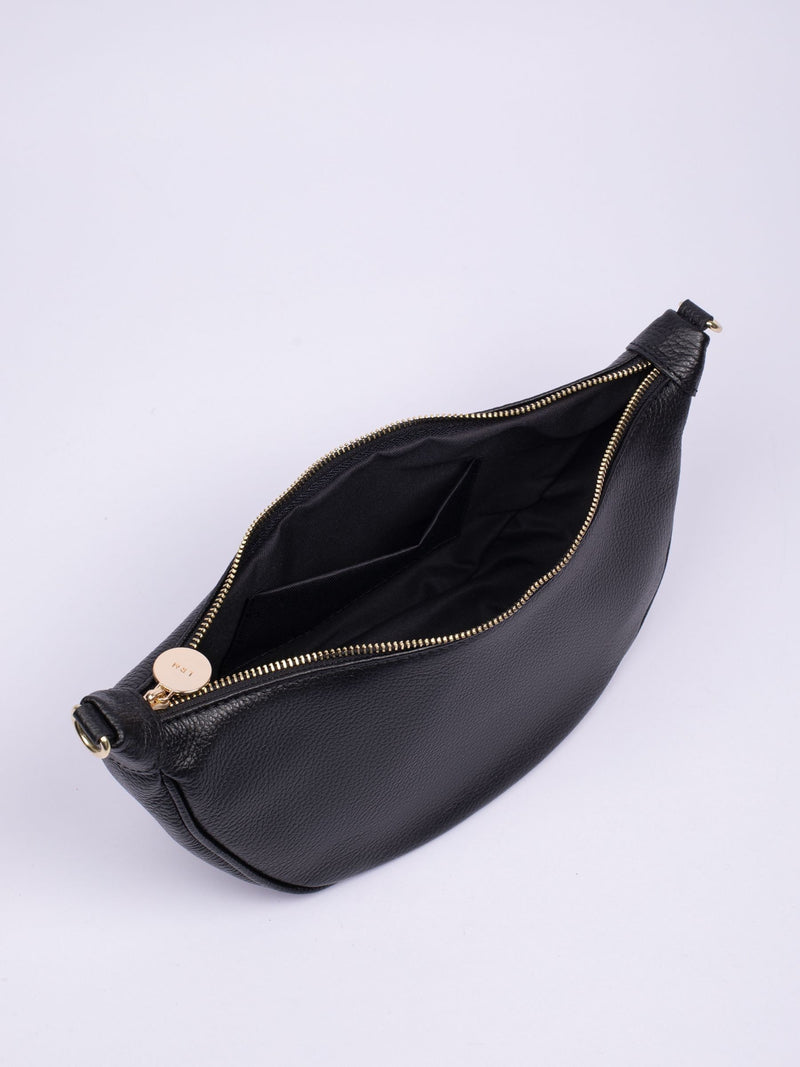 LRM Goods personalised leather Fleur hip bag - British product