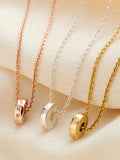 Posh Totty Designs mini birthstone disc necklace - British product
