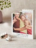 No Ordinary Gift personalised jumbo building block photo print (British brand)