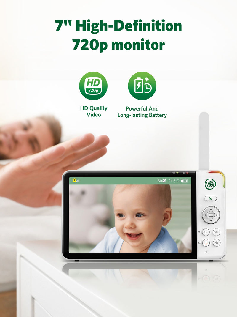 Leapfrog LF920HD 7 inch HD video baby monitor (British brand)