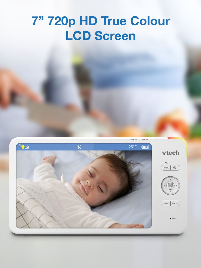 V-Tech WM7367HD 7-inch video baby monitor (British brand)