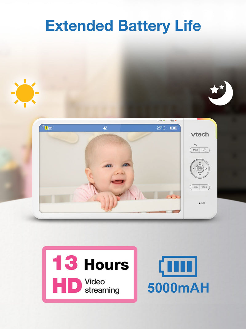 V-Tech WM7367HD 7-inch video baby monitor (British brand)