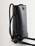 GANNI Bou crossbody bag black leather, imported from the UK