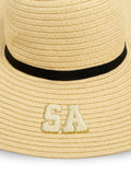 Alphabet Cream personalised monogrammed sun hat - British product