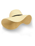 Alphabet Cream personalised monogrammed sun hat - British product