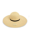 Alphabet Cream personalised monogrammed sun hat - British product