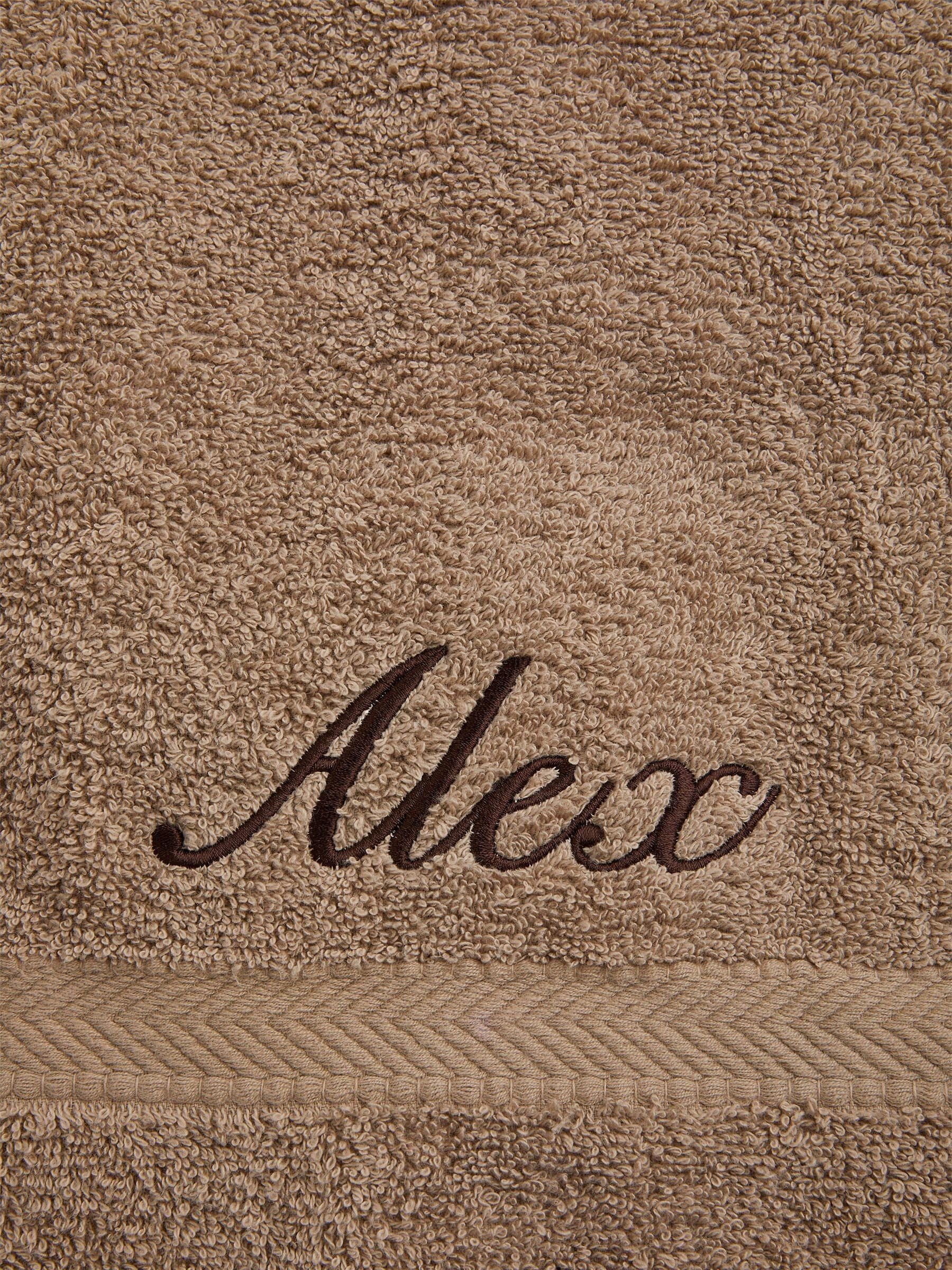 Dollymix 100% cotton personalised hand towel 50x90 cm, UK version
