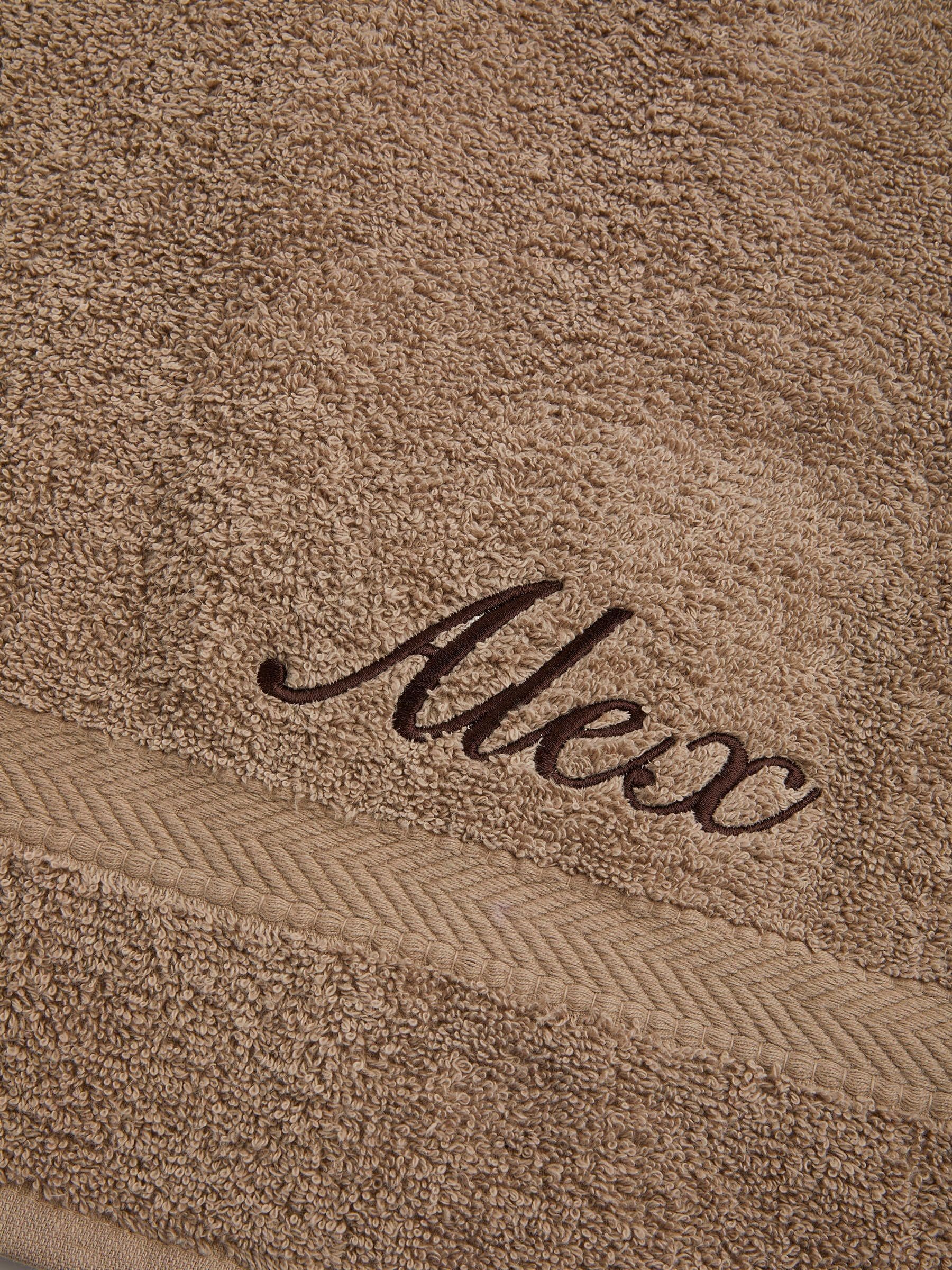 Dollymix 100% cotton personalised hand towel 50x90 cm, UK version