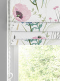 Laura Ashley Delphinium Blue Alford Meadow cotton roman blind - British product