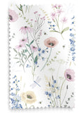 Laura Ashley Delphinium Blue Alford Meadow cotton roman blind - British product