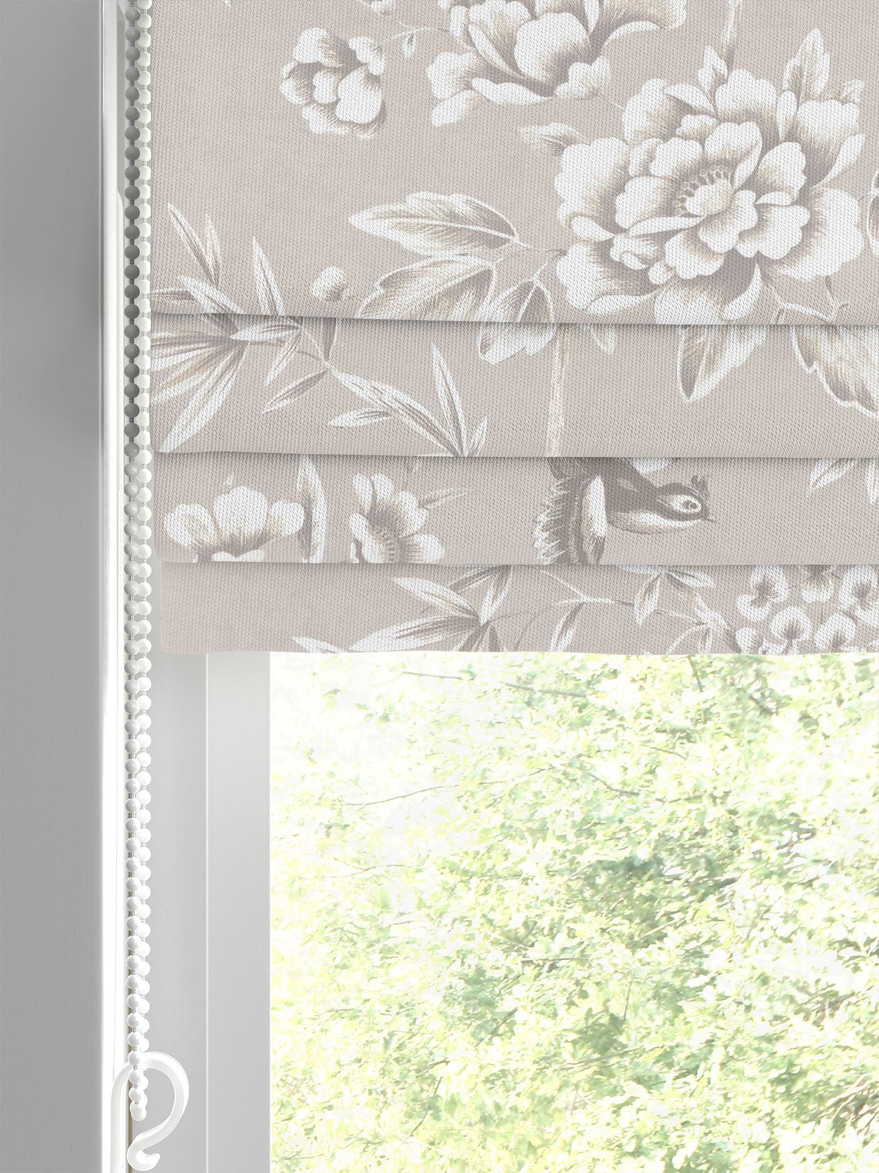 Laura Ashley Natural Rowshaw Garden made to measure roman blind - British product