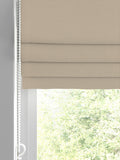 Laura Ashley truffle natural made to measure roman blind - British product