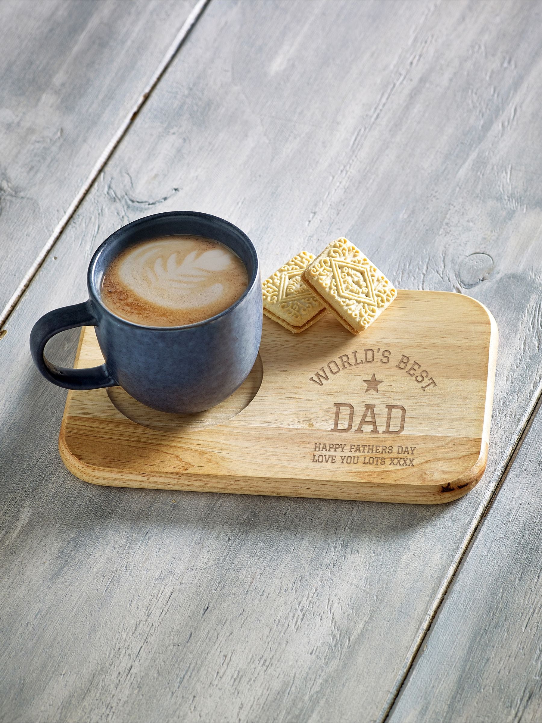 Loveabode personalised serving board 23x15cm, UK version