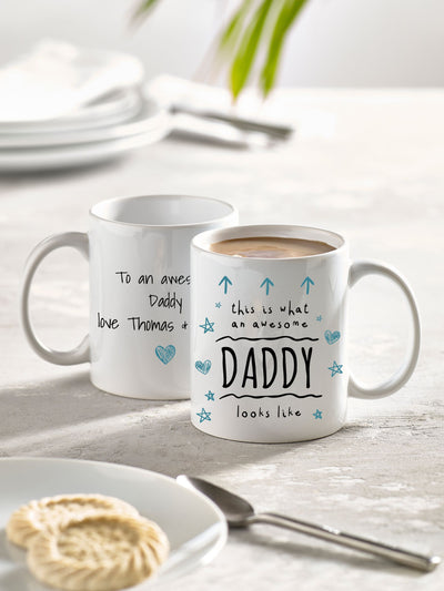 Next Loveabode Personalised Awesome Parent Mug 11oz- Buy online at McGrocer