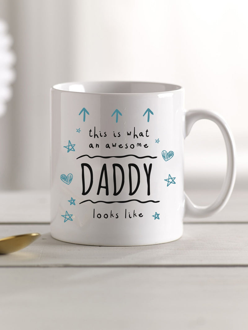 Loveabode personalised Awesome Parent mug 11oz, UK version