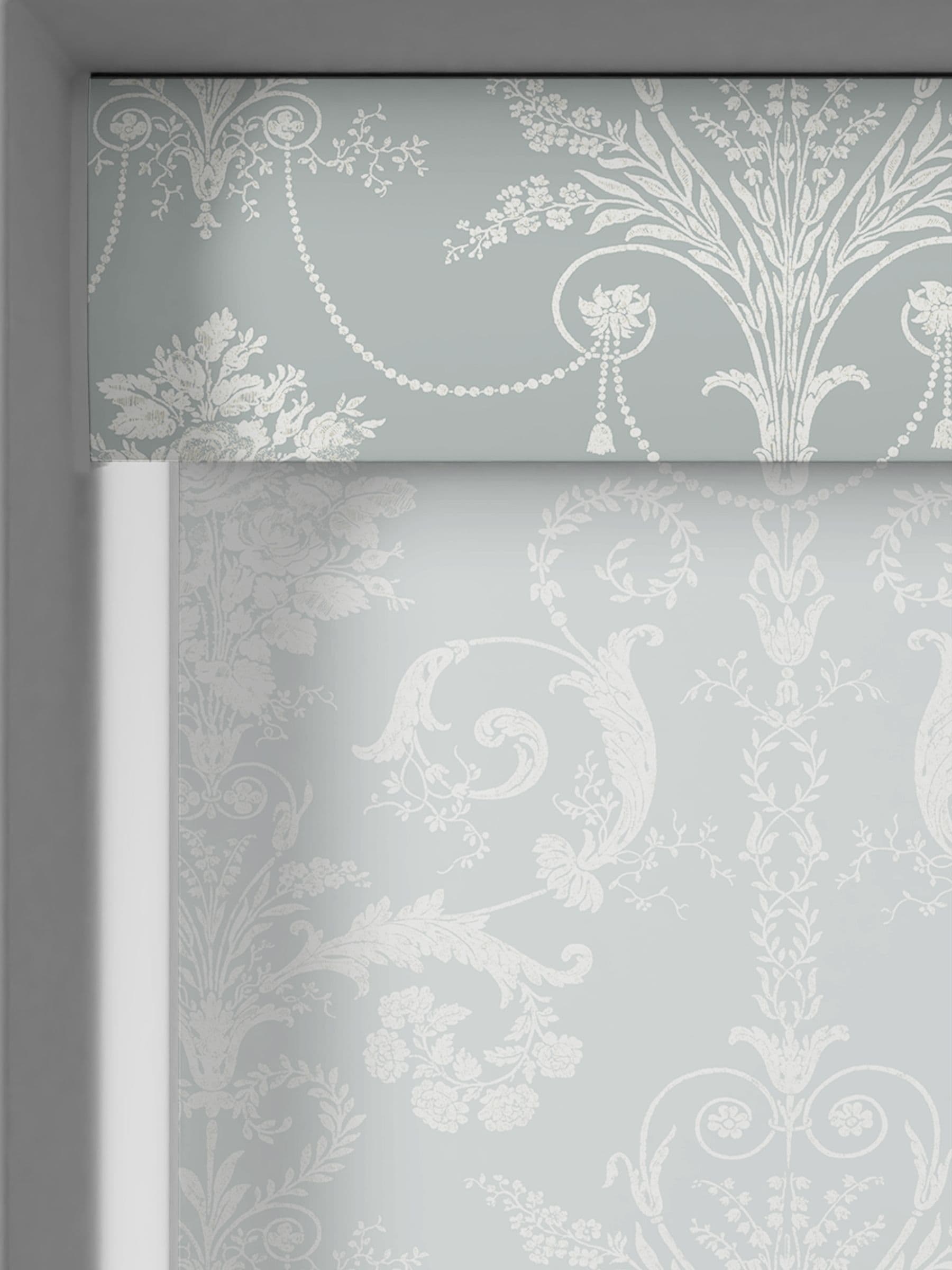 Laura Ashley Blue Josette sheer roller blind - British product