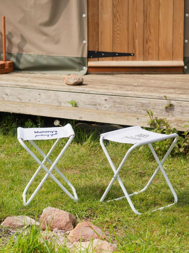 Jonnys Sister personalised camping stool - British product