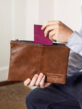 Personalised Nuhide Travel Pouch by Jonny's Sister