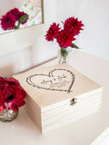 Jonnys Sister personalised wooden memory box - British product