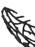 Libra Interiors black twig oval bowl 14cm, UK version