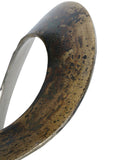 Libra Interiors ribbon knot sculpture rustic gold black wooden base - British product
