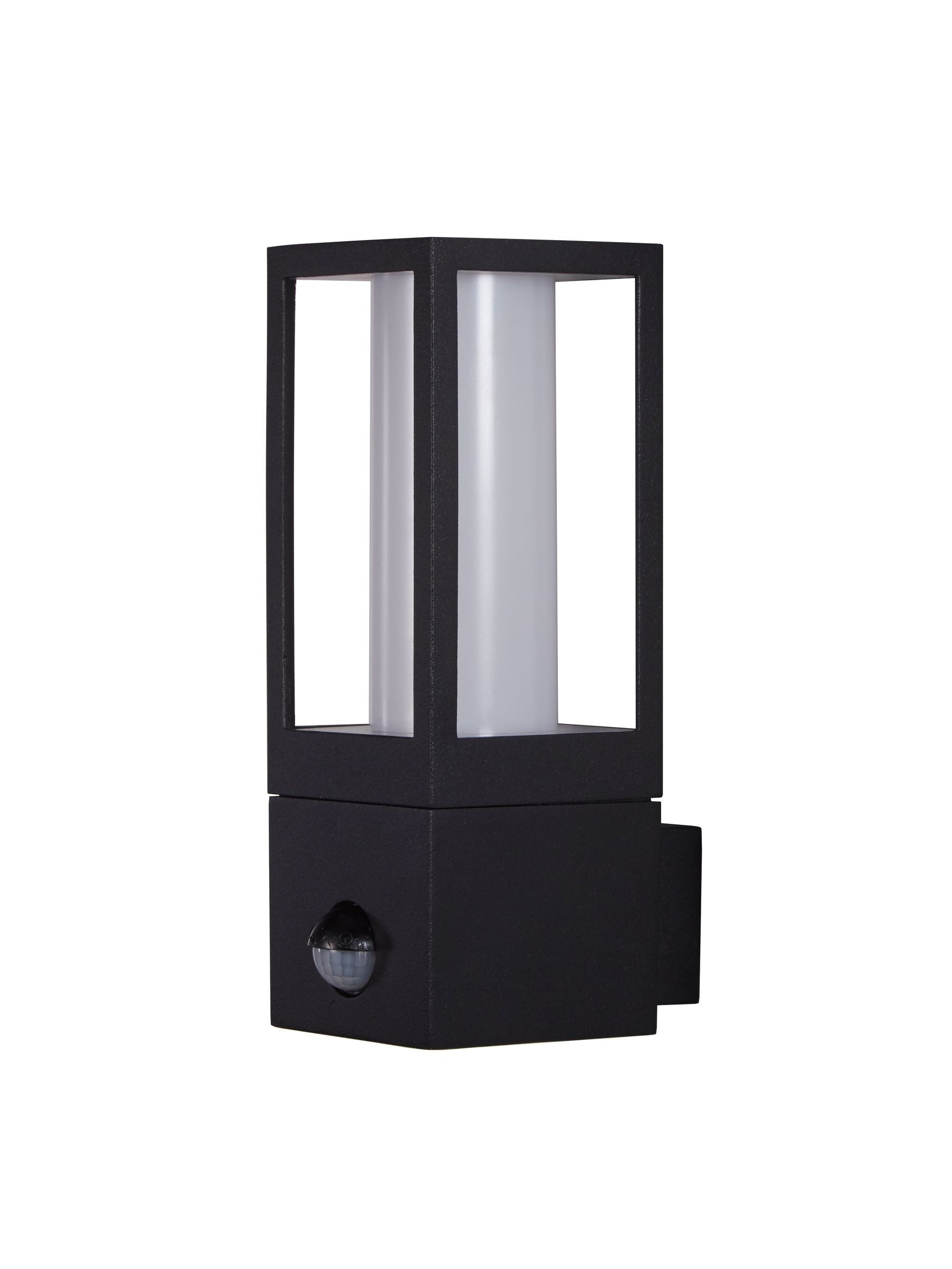 Searchlight Black Apollo outdoor wall light, UK version