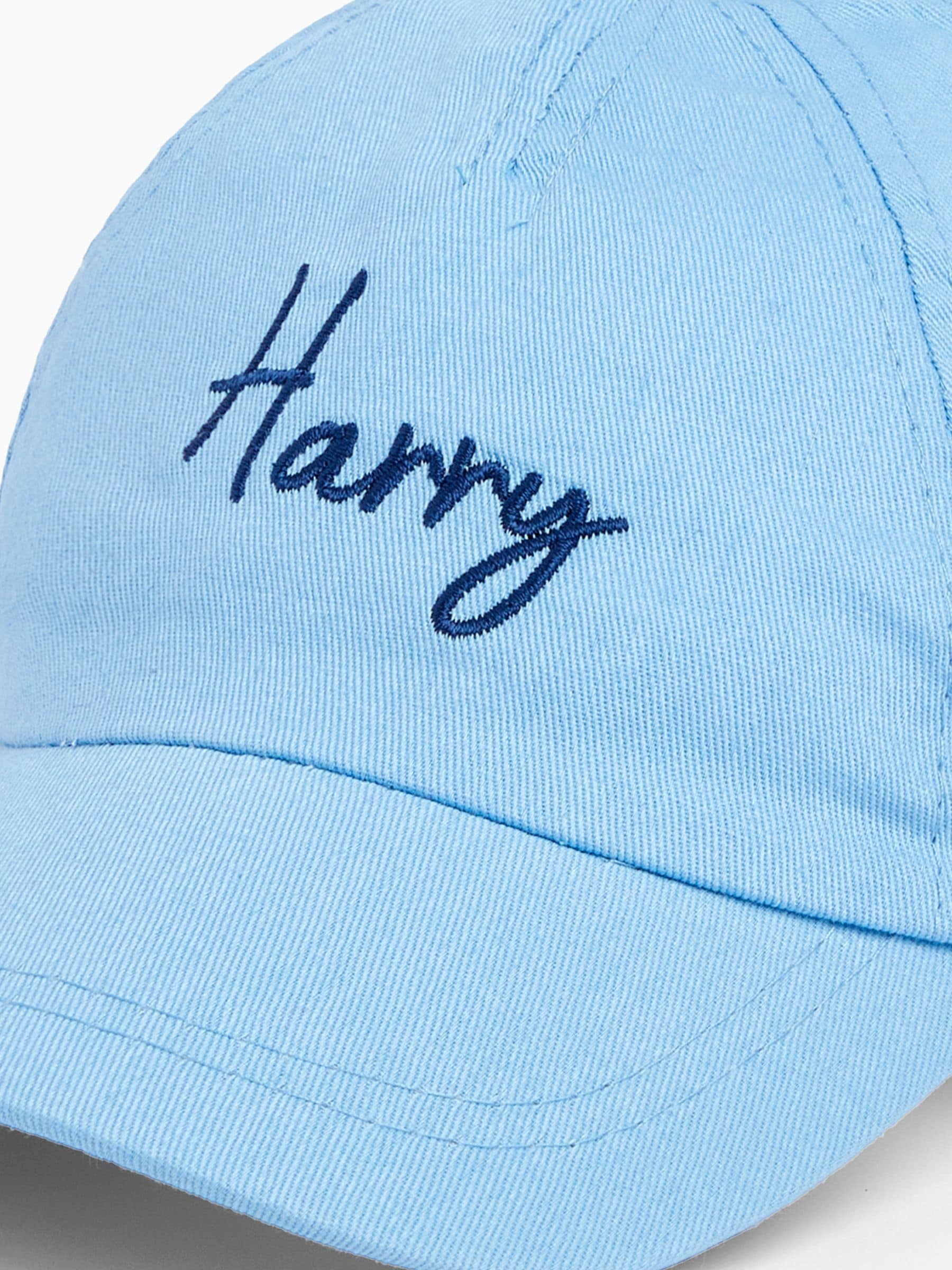 Dollymix personalised 100% cotton baby cap, imported from the UK