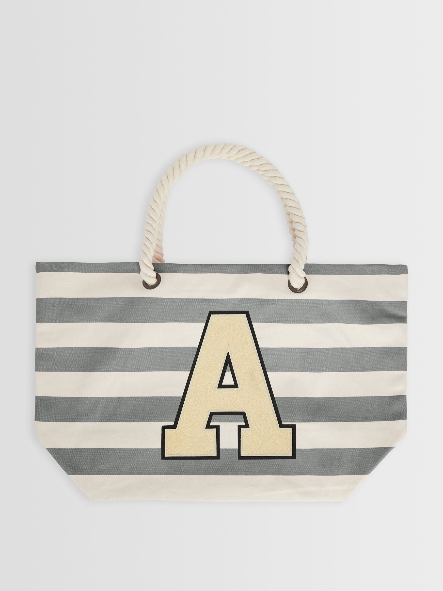 Alphabet monogrammed beach bag 30 litre - British product