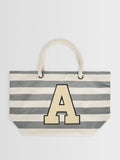 Alphabet monogrammed beach bag 30 litre - British product