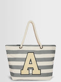 Alphabet monogrammed beach bag 30 litre - British product