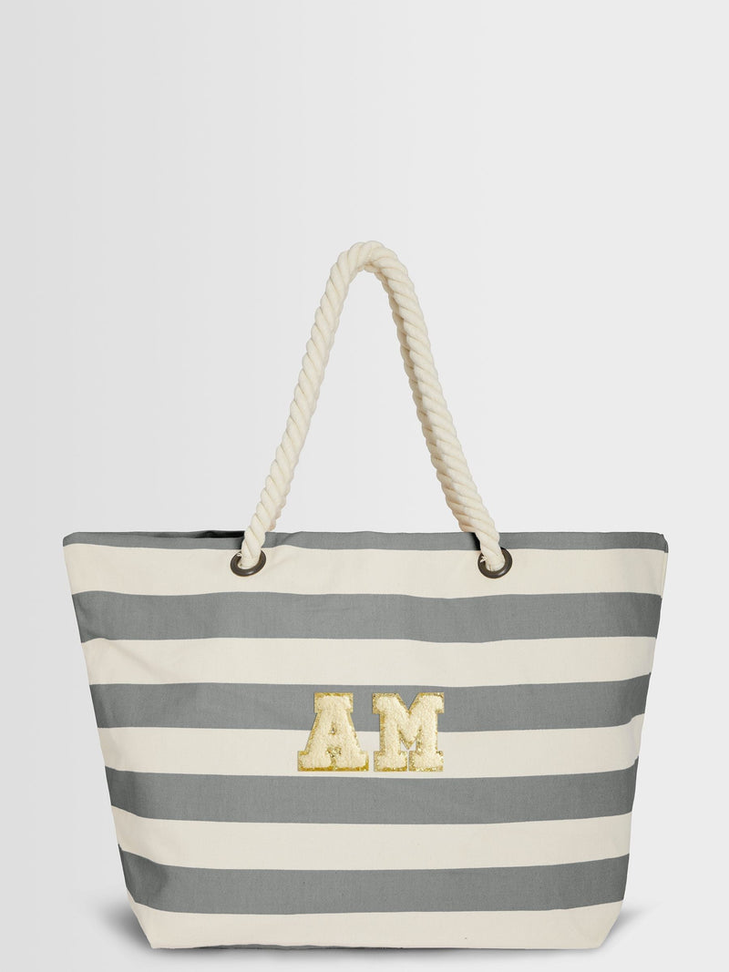 Alphabet personalisable monogrammed beach bag 26 litres, UK version