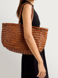 Dragon Diffusion brown leather bag large - British product