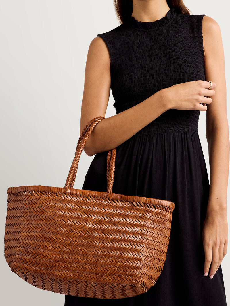 Dragon Diffusion brown leather bag large - British product