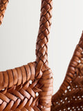 Dragon Diffusion tan diagonal leather bag, imported from the UK