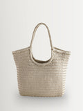 Dragon Diffusion Tan Diagonal Handwoven Leather Bag